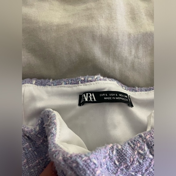 Zara Purple Corset Top, Large Women’s - Picture 2 of 4